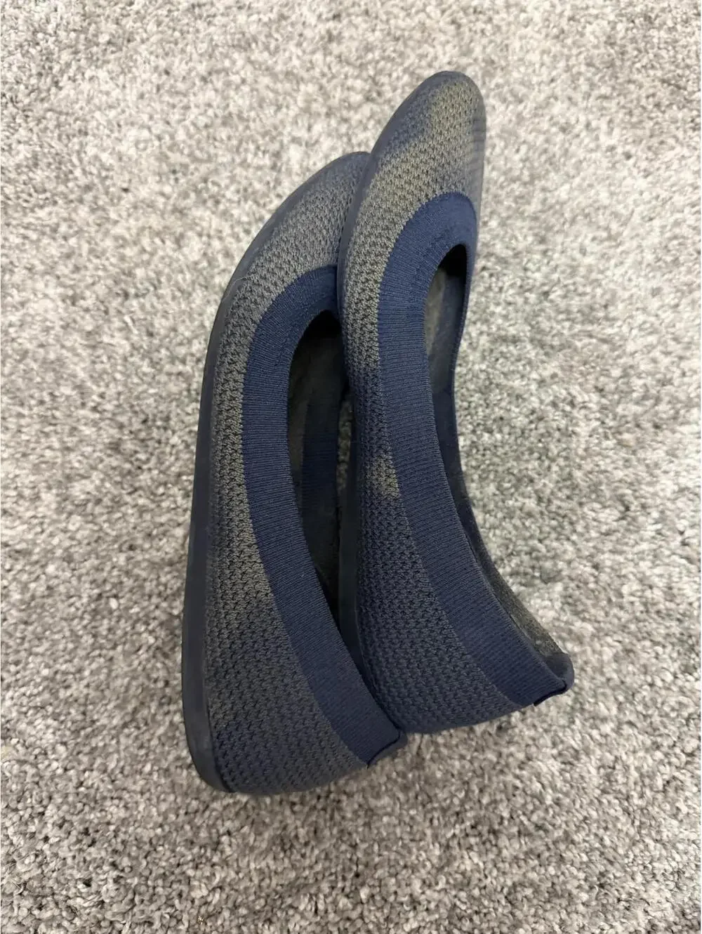 Allbirds Tree Breezers Women's Blue Knit Flats Size 7